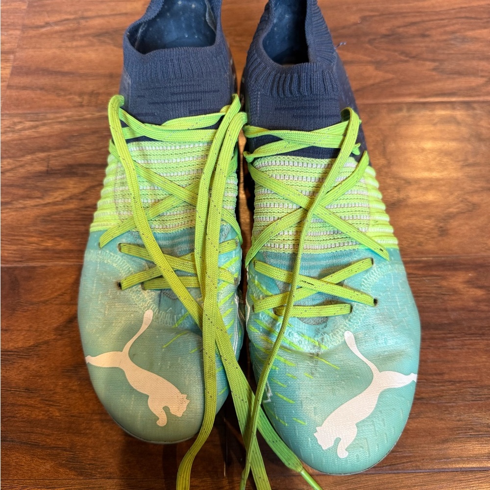 Puma Athletic Shoes in Blue and Green